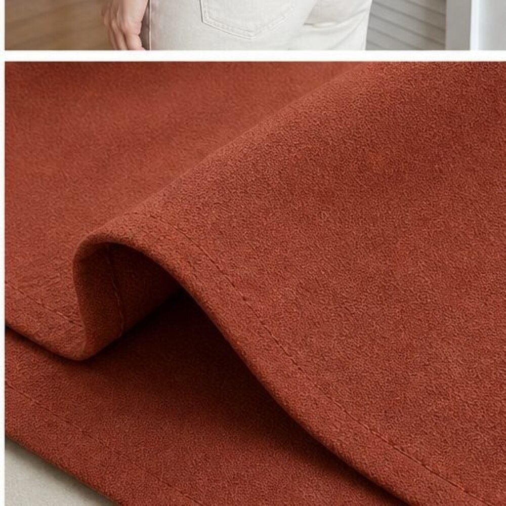 Rust Ruffle Blouse - Picture 6 of 6